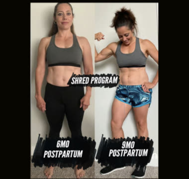 Client before and after