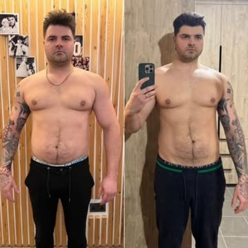 Client before and after