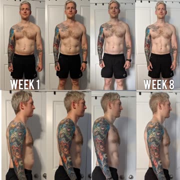 Client before and after