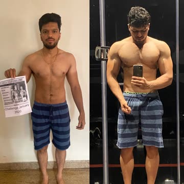 Client before and after